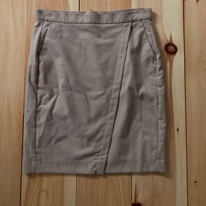 Twill Wrap Skirt